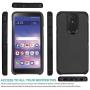 CasemartUSA Phone Case for [LG Journey LTE (L322DL)], [DuoTEK Series][Black] Shockproof Defender Impact Resistant Cover for LG Journey LTE (Tracfone, Simple Mobile, Straight Talk, Total Wireless)