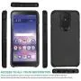 CasemartUSA Phone Case for [LG Journey LTE (L322DL)], [DuoTEK Series][Black] Shockproof Defender Impact Resistant Cover for LG Journey LTE (Tracfone, Simple Mobile, Straight Talk, Total Wireless)