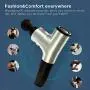 PERFORMANCE GURU Handheld Massage Gun Deep Tissue Massager for Muscle Pain Relief and Enhanced Recovery for Athletes(T-Silvery) PERFORMANCE GURU Handheld Massage Gun Deep Tissue Massager for Muscle Pain Relief and Enhanced Recovery for Athletes(T-Silvery)