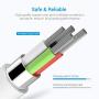 Lightning Cable MFi Certified - Nikolable 3Pack 6FT Lightning to USB-A Cable for iPhone Charger, Durable Fast Charging Cord Compatible with iPhone 11 Pro Max XS XR 8 7 6 Plus 5S iPad iPod, White