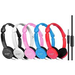 Festnight KUBITE T-111 3.5mm Wired Over-Ear Headphones Foldable Sports Headset Portable Music Gaming Earphones w/Microphone for Kids MP4 MP3 Smartphones Laptop Tablet PC
