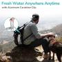LumoLeaf Water Bottle for Dogs, Portable Dog Water Bottle, 20 Oz Pet Travel Water Bottle