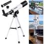 AW 50mm Kid Beginner Astronomical Refractor Telescope Refractive Spotting Scope Tripod Observation Astronomy Travel Camp