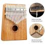 Kalimba,17 Key Kalimba Thumb Piano, Mahogany Wood Music Instrument Finger Piano with Tuning Hammer for kids Adult Beginners, Christmas perfect gifts Ideal for Friend, Family, Lover (C Tone) Mbira