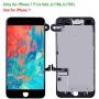 Screen Replacement Compatible for iPhone 7 Plus Black 5.5 Inch, LCD Display 3D Touch Digitizer Full Assembly with Proximity Sensor + Front Facing Camera + Earpiece Speaker + Repair Tools Kit