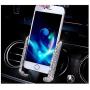 Siyibb Crystal Universal Car Phone Holder Gravity Car Air Vent Mobile Phone Mount - White