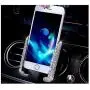 Siyibb Crystal Universal Car Phone Holder Gravity Car Air Vent Mobile Phone Mount - White Siyibb Crystal Universal Car Phone Holder Gravity Car Air Vent Mobile Phone Mount - White