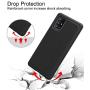 Dahkoiz Samsung Galaxy A71 5G Case, Sturdy Durable Armor Defender Cover Samsung A71 5G Case Dual Layer Hybrid Protective Phone Cases for Samsung Galaxy A71 5G, Black