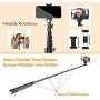 60-inch Selfie Stick Tripod, UBeeszie Extendable Cell Phone Tripod Stand with Wireless Remote Shutter, Compatible with iPhone, Android, DSLR, Action Camera.