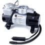 TIREWELL 12V Tire Inflator - Heavy Duty Direct Drive Metal Pump 150PSI, Portable Air Compressor with LED Light and Battery Clamp