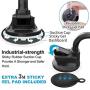 Magnetic Phone Car Mount, APPS2Car Universal Dashboard & Windshield Car Smartphone Mount with 6 Strong Magnets, Magnet Car Phone Holder with Strong Suction Cup, Fit for All Cell Phones/Mini Tablets