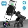 Cegar Magnetic Wireless Car Charger,10W/7.5W Car Charging Mount, QI Fast Charging Windshield Dashboard & Vent Car Phone Holder for Phone 11/11 Pro/11 Max/Xs/XS Max/8,Samsung Galaxy S10/S10 Plus/S9/ S9 Cegar Magnetic Wireless Car Charger,10W/7.5W Car Charging Mount, QI Fast Charging Windshield Dashboard & Vent Car Phone Holder for Phone 11/11 Pro/11 Max/Xs/XS Max/8,Samsung Galaxy S10/S10 Plus/S9/ S9