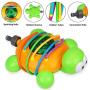 Libay Sprinkler for Kids Outdoor Water Toy, Cute Turtle Swirl Spinning Sprayer for Backyard and Lawn, Summer Fancy Gift for Boys Girls Pets