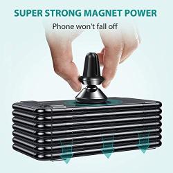 VICSEED Car Phone Mount Magnetic Phone Car Mount Strong Magnet Air Vent Mount 360° Rotation Car Phone Holder Fit for iPhone SE 11 Pro XS Max XR X 8 Plus Samsung Galaxy S20 Note10 S10 S10e & All Phone