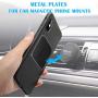 Metal Plate for Phone Magnet, 10 Pack Volport MagicPlate with 3M Adhesive Replacement for Magnetic Phone Car Mount Holder & Cradle & Stand (Vent/CD/Windshield/Dashboard) - Rectangle and Round