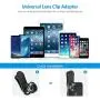 (2020 New) Phone Camera Lens, 198°Fisheye Lens, 15X Macro Lens and 0.63X Wide Angle (Screwed Together), Clip on Cell Phone Lens Kit for TIK Tok Video, Compatible with iPhone, Most Android Phones