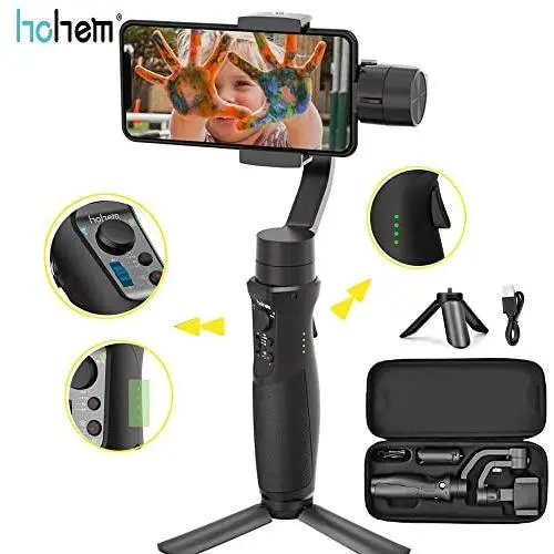 Hohem iSteady Mobile Plus Handy Gimbal 3-Axis Handheld Stabilizer for Smartphone iPhone 11/11 Pro/X XR XS Samsung S10, S9, Note 9/8,Sport Inception Mode Visual Auto Tracking 280g Payload Hohem iSteady Mobile Plus Handy Gimbal 3-Axis Handheld Stabilizer for Smartphone iPhone 11/11 Pro/X XR XS Samsung S10, S9, Note 9/8,Sport Inception Mode Visual Auto Tracking 280g Payload