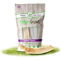 Nature Gnaws Deer Antlers for Small Dogs - Premium Natural USA Antler - Long Lasting Dog Chews for Aggressive Chewers - Mix of Split and Whole - 4-7 Inch