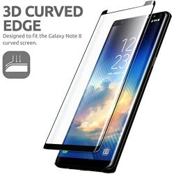 Galaxy S8 Screen Protector [2-Pack], Tempered Glass Screen Protector [Case-Friendly][No Bubbles][Easy to Install][Anti Fingerprint][Full Coverage] Screen Protector Compatible Samsung Galaxy S8