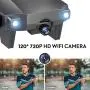 Drone with Camera for Adults - 120° Wide Angle RC Quadcopter for Beginner, WiFi FPV Live Video, Altitude Hold, Headless Mode, Stable Shot, Voice Control, Trajectory Flight, One Key Take Off, VR Game Drone with Camera for Adults - 120° Wide Angle RC Quadcopter for Beginner, WiFi FPV Live Video, Altitude Hold, Headless Mode, Stable Shot, Voice Control, Trajectory Flight, One Key Take Off, VR Game