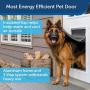 PetSafe Extreme Weather Dog and Cat Door - Aluminum or Plastic Pet Door - Small, Medium, Large and X-Large
