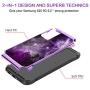 BENTOBEN Galaxy S20 Case, Galaxy S20 5G Case, Shockproof Space Design Hybrid Dual Layer Hard PC Soft Bumper Slim Sleek Protective Phone Cover for Samsung Galaxy S20 2020 Release 6.2Inch, Purple Nebula