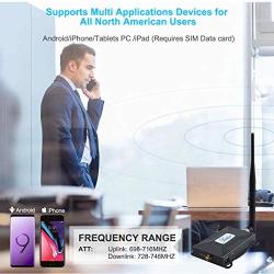 AT&T Signal Booster 4G LTE ATT Cell Phone Signal Booster T-Mobile US Cellular 700MHZ Band 12/17 Cell Signal Booster Repeater Home Cell Phone Booster Signal Amplifier Antenna Boosts 4G Reception/Call