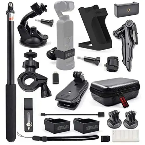 STARTRC OSMO Pocket Expansion Accessories Kit, Handheld Action Camera Mounts for DJI OSMO Pocket Cameras Accessories STARTRC OSMO Pocket Expansion Accessories Kit, Handheld Action Camera Mounts for DJI OSMO Pocket Cameras Accessories