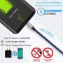 USB Type C Cable, TAKAGI 3Pack 6ft USB C to USB A Nylon Braid Fast Charging Cord High Speed Data Sync Transfer Charger Cable Compatible with Galaxy S9, Note, LG, Pixel 2 XL, Huawei, ONEPLUS (Blue)