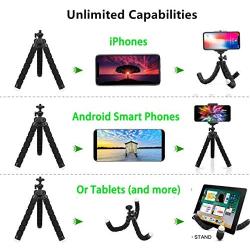 Premium Phone Tripod, Flexible Tripod Compatible with Phone/Android Samsung Mini Tripod Stand Holder for Camera Mobile Cell Phone