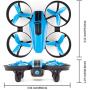 UDI U46 Mini Drone for Kids 2.4Ghz RC Drones with Auto Hovering Headless Mode Nano Quadcopter, Blue