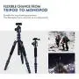 Moman Camera Tripod Monopod Alpenstock with Ball Head, Aluminum Alloy Foldable Axis Inversion Design, Weight Capacity of 33 Lb Moman Camera Tripod Monopod Alpenstock with Ball Head, Aluminum Alloy Foldable Axis Inversion Design, Weight Capacity of 33 Lb