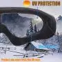 DODOING Ski Goggles, Snowboard Goggles with UV 400 Protection, Windproof, Dustproof, Anti-Glare Lenses Goggles for Motorcycle Cycling Outdoor Sports Eyewear for Kids, Boys & Girls, Youth, Men & Women DODOING Ski Goggles, Snowboard Goggles with UV 400 Protection, Windproof, Dustproof, Anti-Glare Lenses Goggles for Motorcycle Cycling Outdoor Sports Eyewear for Kids, Boys & Girls, Youth, Men & Women