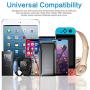 Cell Phone External Battery Packs TG90 10000mAh Power Bank with Built in Cable Portable Charger Battery Backup Compatible with iPhone iPad Android Phone Power Packs