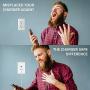 The Charger Safe, Dual USB Outlet with Protective Faceplate to Organize Your Phone Chargers