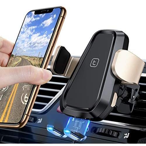 TORRAS Wireless Car Charger Mount for iPhone, 3-in-1 Automatic Clamping Air Vent Car Phone Holder Charger&Qi Fast Charging Compatible iPhone se/11/11 Pro/11Pro Max/Xs MAX/XS/XR/8, Samsung S20/S10, etc