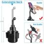 Car Cup Holder Phone Mount,Upgraded Phone Holder for Car, Automobile Adjustable Smart Cell Phone Cradle Car Mount for iPhone 11 Pro/XR/XS Max/X/8/7 Plus/6s/Samsung S10+/Note 9/S8 Plus/S7 Edge