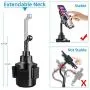 Car Cup Holder Phone Mount,Upgraded Phone Holder for Car, Automobile Adjustable Smart Cell Phone Cradle Car Mount for iPhone 11 Pro/XR/XS Max/X/8/7 Plus/6s/Samsung S10+/Note 9/S8 Plus/S7 Edge Car Cup Holder Phone Mount,Upgraded Phone Holder for Car, Automobile Adjustable Smart Cell Phone Cradle Car Mount for iPhone 11 Pro/XR/XS Max/X/8/7 Plus/6s/Samsung S10+/Note 9/S8 Plus/S7 Edge