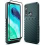 Sucnakp Moto G Fast Case Motorola G Fast Case with Screen Protector Shock Absorption Anti Scratch Heavy Duty Durable Drop Protection Cell Phone Cover for Motorola Moto G Fast（LT Dark Green）