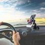 Housmile Car Phone Mount 360 Degree Rotatable Dashboard Car Phone Holder Fits Most Smartphone and Mobile Devices, Black