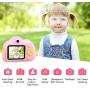 Gifts for 3 4 5 6 Year Old Girls,OMWay Kids Camera for Girls, Outdoor Toys for 5 6 7 8 Year Old Toddlers Children,8MP HD Video Camera, Pink(32GB SD Card Included).