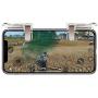 ZHUOTOP Phone Game Trigger Mobile Game Joystick Mobile Game Button Aim Key Controller 1pair Transparent