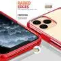 Mkeke Compatible with iPhone 11 Pro Case, Clear Anti-Scratch Shockproof Cases Cover for iPhone 11 Pro 5.8 inch-Red Mkeke Compatible with iPhone 11 Pro Case, Clear Anti-Scratch Shockproof Cases Cover for iPhone 11 Pro 5.8 inch-Red