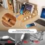 Ollieroo Bamboo Charging Station for 7 Devices, Charging Dock Stand Organizer for Cell Phone, Tablet, Cords Cable Organizer