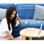 Cell Phone Holder for Desk,Universal Phone Clip Holder Clamp 360° Rotation Phone Stand Holder Mount,Flexible Long Arm Bracket for Phone 11 Pro XS Max XR X 8 8P,Huawei,xiaomi, Samsung Galaxy （White）