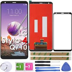 LCD Screen Replacement Touch Display Digitizer Assembly (Black) for LG Stylo 4 | Q Stylus Q710 Q710MS Q710CS Q710AL Q710TS Q710US L713DL LMQ710FM 6.2"