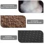 NOYAL Donut Dog Cat Bed, Soft Plush Pet Cushion, Anti-Slip Machine Washable Self-Warming Pet Bed - Improved Sleep for Cats Small Medium Dogs (Multiple Sizes)