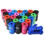 Downtown Pet Supply Dog Pet Waste Poop Bags with Leash Clip and Bag Dispenser - 180, 220, 500, 700, 880, 960, 2200 Bags