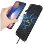 Fast Wireless Car Qi Charger, 10W Wireless Charging Pad Phone Holder, Non Slip Dashboard Wireless Charging Mat for iPhone and Samsung and All Other Qi Enabled Devices