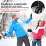 -30℉ 100% Waterproof Winter Gloves for Men 10 Touch Screen Fingers for Ski Snow